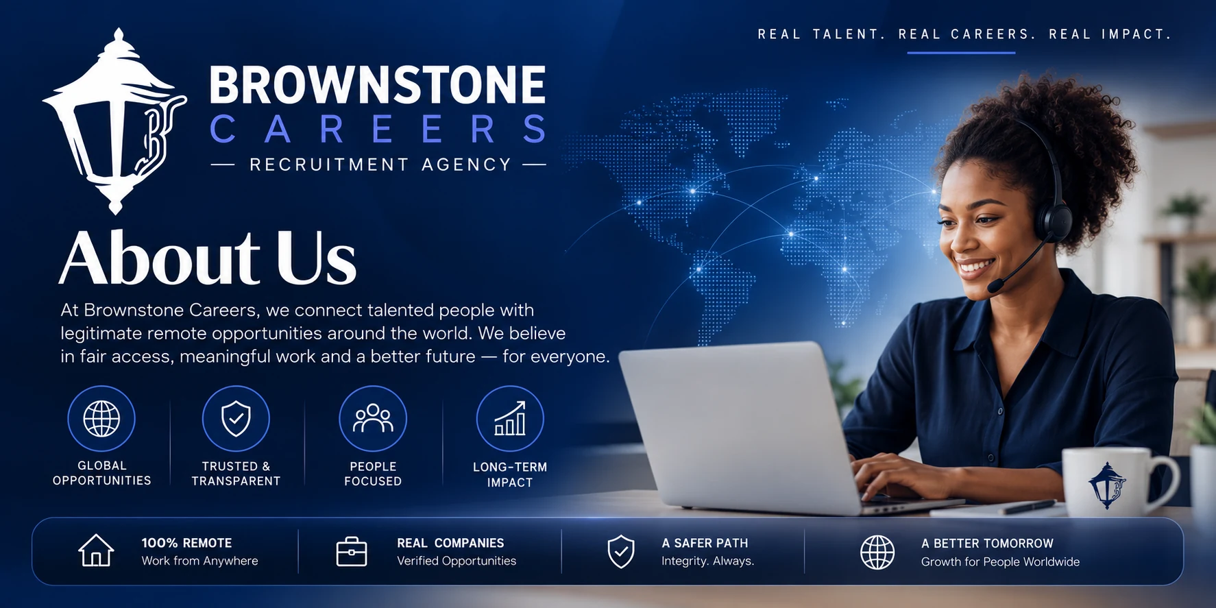 Brownstone Careers About Us — global remote recruitment and people-focused career opportunities