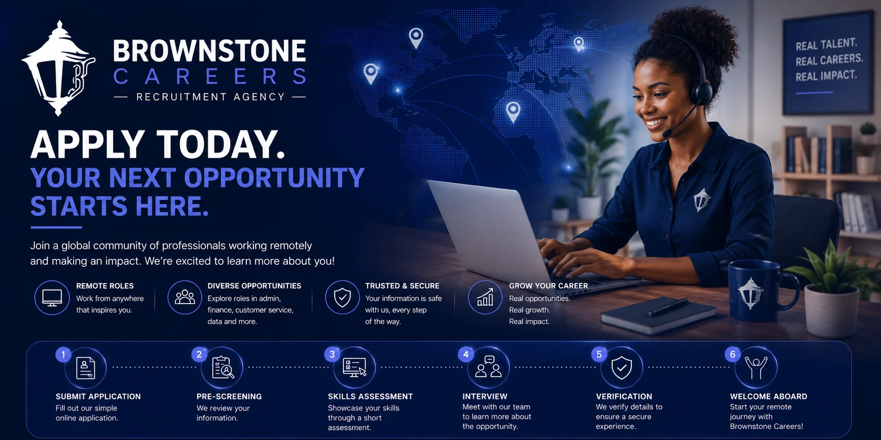Apply to Brownstone Careers for remote career opportunities