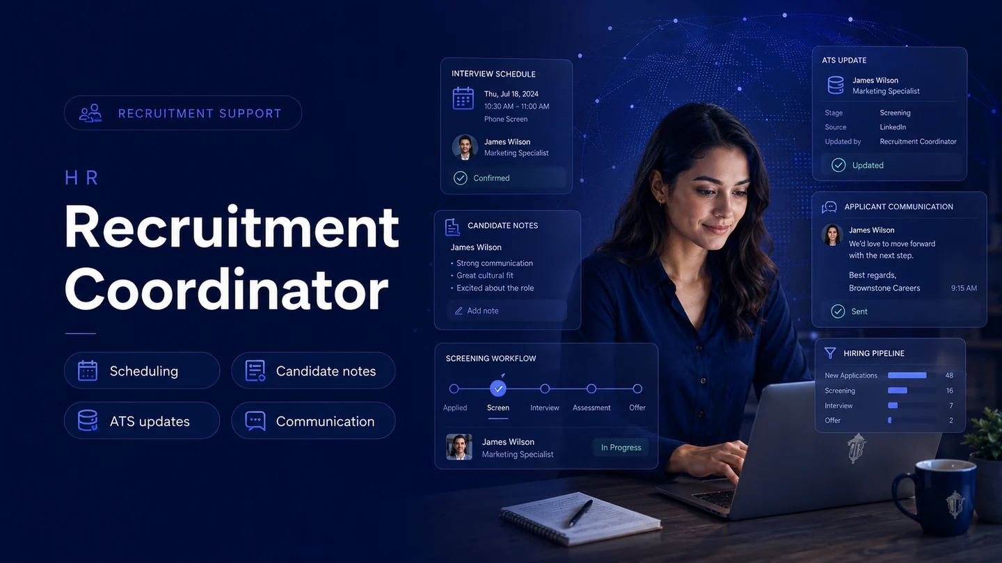 Recruitment Coordinator professional hiring pipeline image